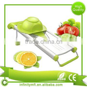 Top Quality Premium V Blade Stainless Steel Mandoline Food Slicer, Slicing Fruit & Vegetables Includes 5 Different Inserts