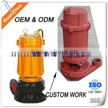 Robustness water pump cover water pump housing water pump body OEM and custom by Ductile Iron gray iron aluminum