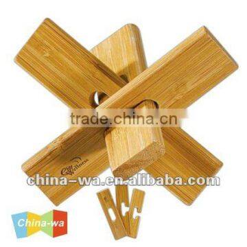 bamboo puzzle toys or brain teaser