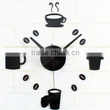 Korea Fun DIY clock fashion creative combination of high-grade acrylic hanging clock happy leisure time