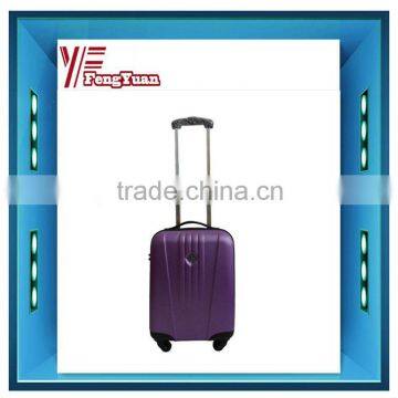 2014 China Supplier Simple Accessories Cheap Price 3pcs Abs Trolley Luggge Set 16'' 18''cabin Size Travel Case Four Wheels