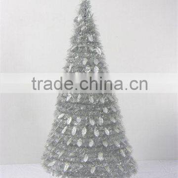 Silver christmas tree