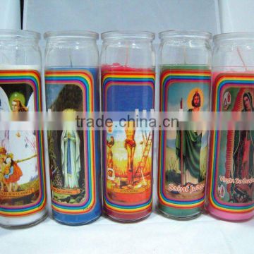 ali express 100% vegetable wax religious candle wax gel candle