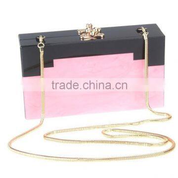 New products acrylic hard case acrylic clutch bag