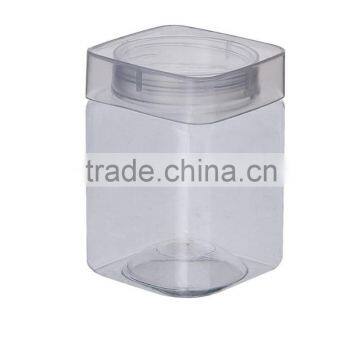 Supply 250ml square plastic bottles honey bottles Food cans transparent