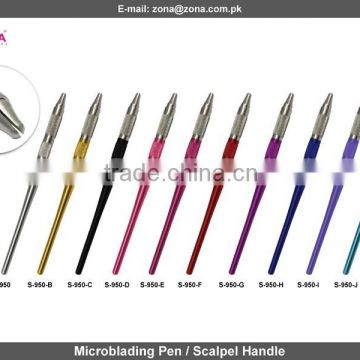 Manual Microblade Eyebrow Tattoo Pen / Eyebrow Embroidery Tattoo Tools / Microblading Pen From ZONA- PAKISTAN