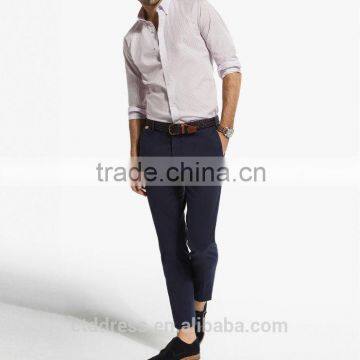 2014 New style 100% cotton Dark Navy man pants