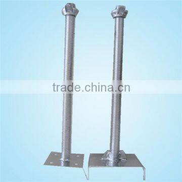 Scaffolding adjustable base jack u head from cangzhou