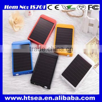 2015 newest idea mini portable waterproof 5000mah solar power bank