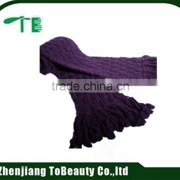 100% acrylic jacquard knitted scarf