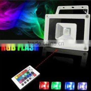 60W RGB flood light, with IR remote controller,AC100-240V input