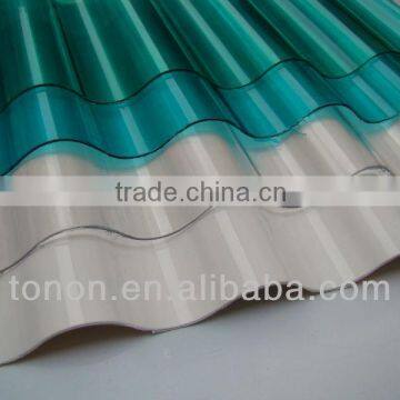 fiberglass corrugated sheet Polycarbonate Corrugated Sheet for Roof Lighting and Greenhouse