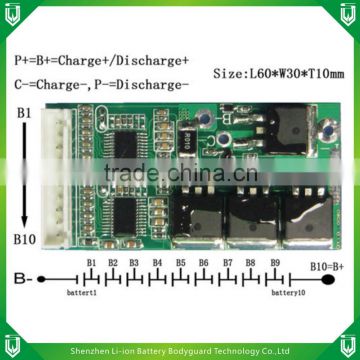 PCM/BMS/PCB For 37V 10S Li-ion Battery Packs pcb board assembly,led pcb 94v0