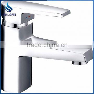 Classic lavatory single zinc handle brass body basin faucet MARTI decked chrome plating wash basin mixer