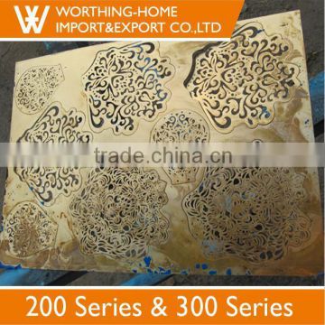 304 stainless steel checkered plate etching plate