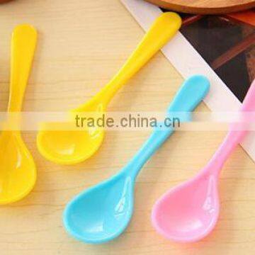 Children melamine custom soup spoon with logo