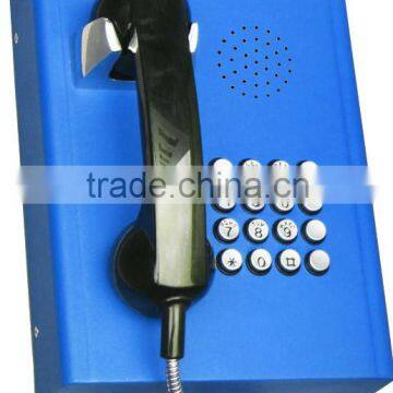 Intercom Bank telephone KNZD-27 Analogue system Vandal resistant buttons Public service emergency telephone Public phone