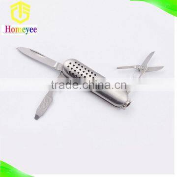 Mini Wholesale Multifunction Gift Knife With Keychain Ring