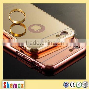 Top-selling chrome mirror cover for iPhone 6,Mobile phone case for iPhone 6