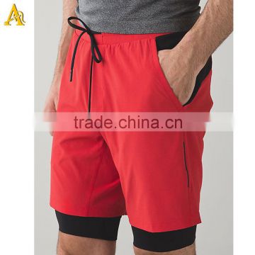 4 way stretch fabric waterproof mens custom crossfit shorts