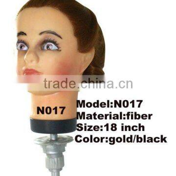 Professional salon synthetic training head wig N017