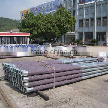 hdg hot dip galvanized bolt and nut street lighting pole