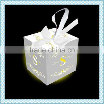 Decorative led wooden mini lantern wedding favors/wedding lantern