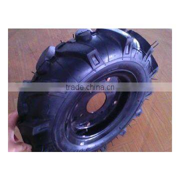 small rubber wheels tires for tractor mower 4.00-8