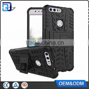 New Slim Heavy Duty Combo Armor Case For Huawei Honor 8 Hybrid TPU+PC Dual Layer Shockproof Stand Function photo-2