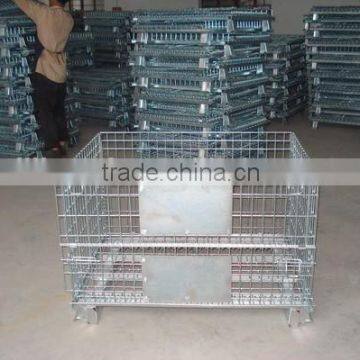 Heavy duty galvanized wire mesh cage