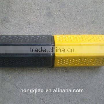 Yellow and Black Rubber Parking Stops black rubber door stop