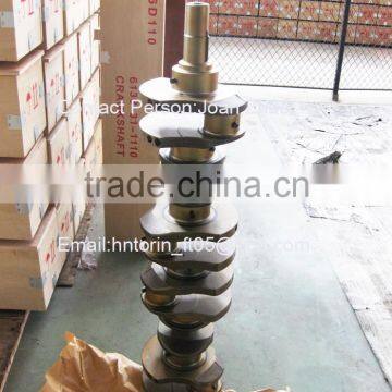 Aluminum Forged Crankshaft 6151-31-1110 For Engine S6D125