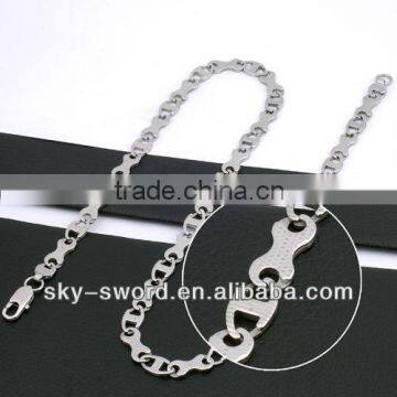 Trendy stainless steel snake chain jewelry (QN10043)