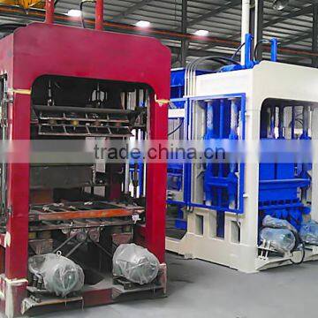 Vibrated Multifunctional QT6-15 cement concrete sand brick making machine for sales