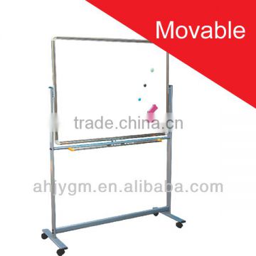 Double Side Movable Stand White Board/movable bulletin boards/stand writing board.