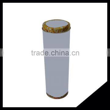 Decorative Creative Tall Cylinder Metal Noodles Tin Box For Home With Competitive Price