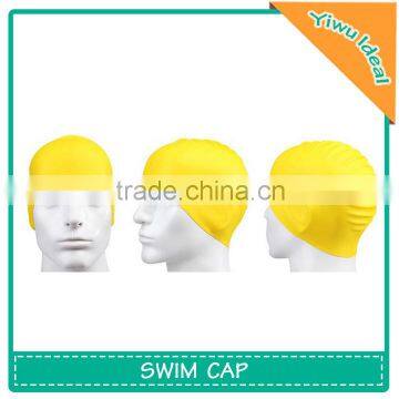 Water Sports Silicone Ear Protection Promotional Swim Cap