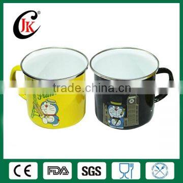 Wholesale Promotional Logo Printing Enamel Camping Metal Mug