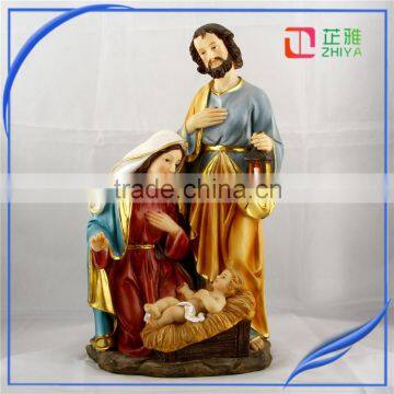 Wholesale New Polyresin Catholic Religious Statue,Paintings Holy Family,Holy Family Statue