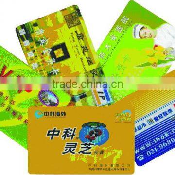 Magnetic card surface PVC transparent rigid plastic sheets