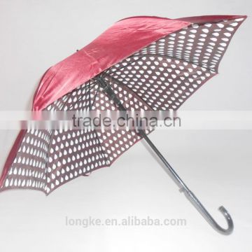 double canopy umbrella with water drop design