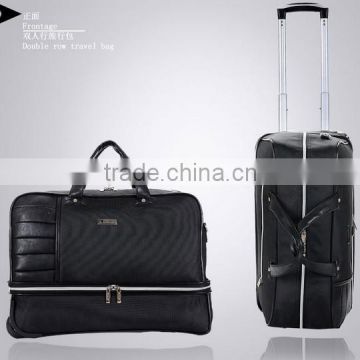 luggage bag, luggage trolley