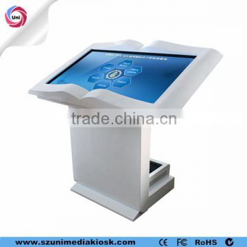 Wifi shopping mall HD 42" horizontal LCD touch screen interactive all in one PC totem