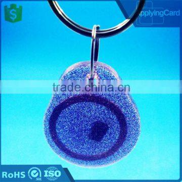 Transparent EM4100 keyfob login card access control abs shell rfid tag