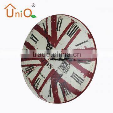 M1202 wall hanging metal outdoor wall clock