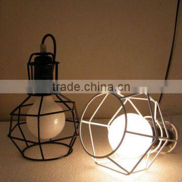 Metal stylecage pendant light