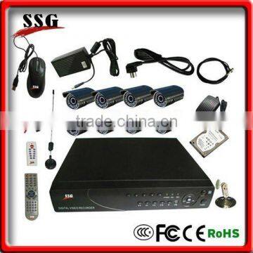8 channels DVR with built-in GSM alarm system support mobile surveillance