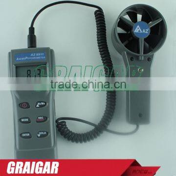 AZ8911 Portable Remote Fan Air Flow Meter Anemometer,AZ8911 Temperature / Humidity / Dew / Wet Bulb / Wind / Air Flow Meter photo-1
