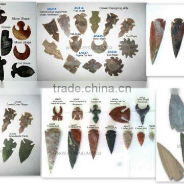 Wholesale Indian Agate Arrowheads