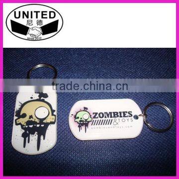 2015 popular top selling cheap plastic pvc key chain Direct suppliers